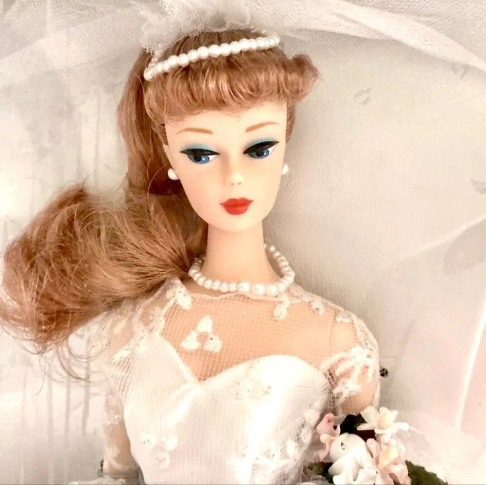 1961 Repro Wedding Day BARBIE Redhead Doll Collector Edition 1996 Mattel - Picture 2 of 5